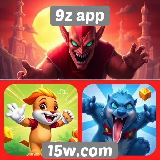 Principais jogos disponíveis no 9z app
