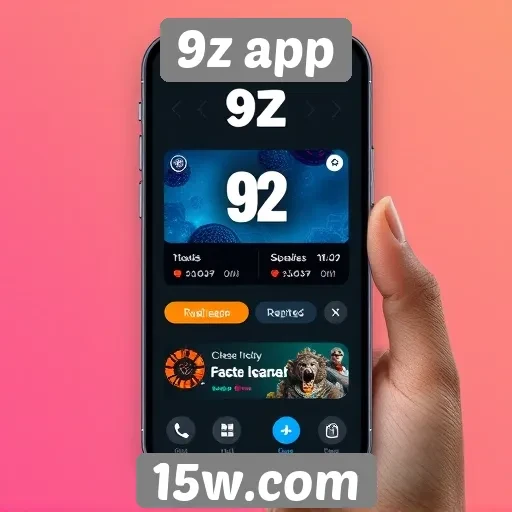 Interface do 9z app é otimizada para melhor experiência do usuário